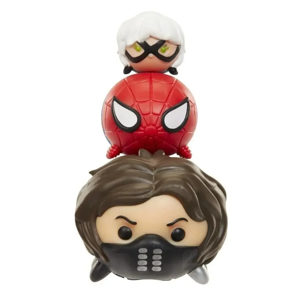 Marvel Tsum Tsum Comic Box‎ Display and 12 Toy Figures new!!